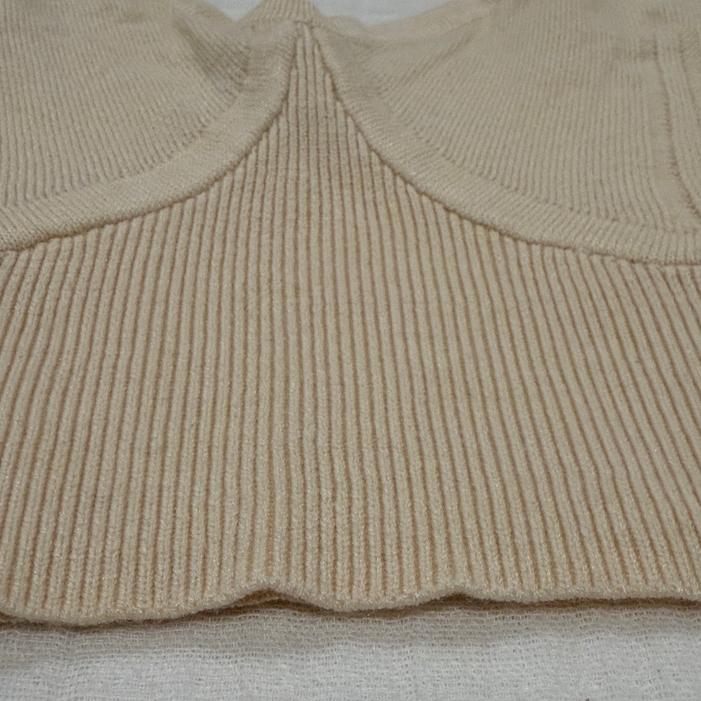 A New Day Women's Cream Bralette - Picture 3 of 5